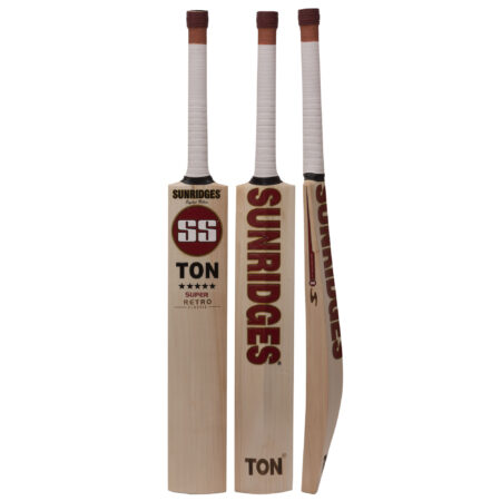ss retro english willow cricket bat