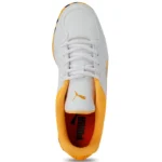 Puma one8 cricket shoes white/orange