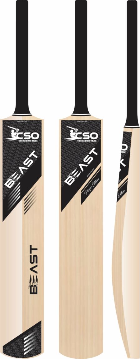 Beast Player Edition Cricket Bat - English Willow, Massive Edges, Round Toe