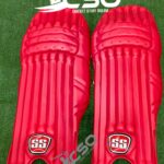 ss test opener cricket batting pads red color